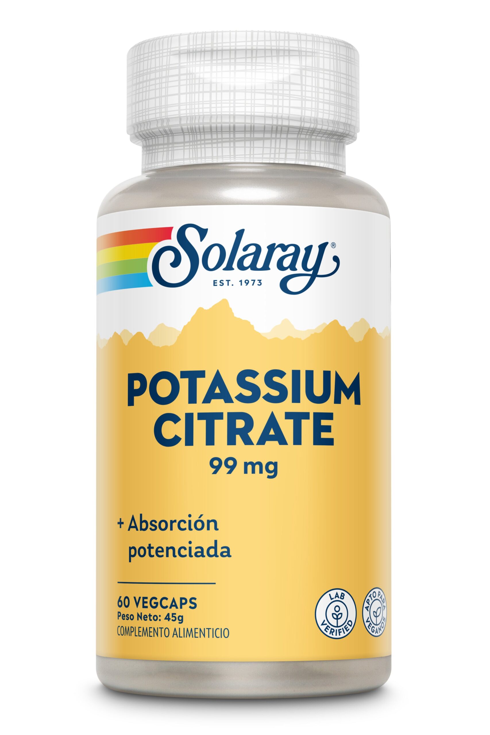 Citrato Potasio 60 cápsulas