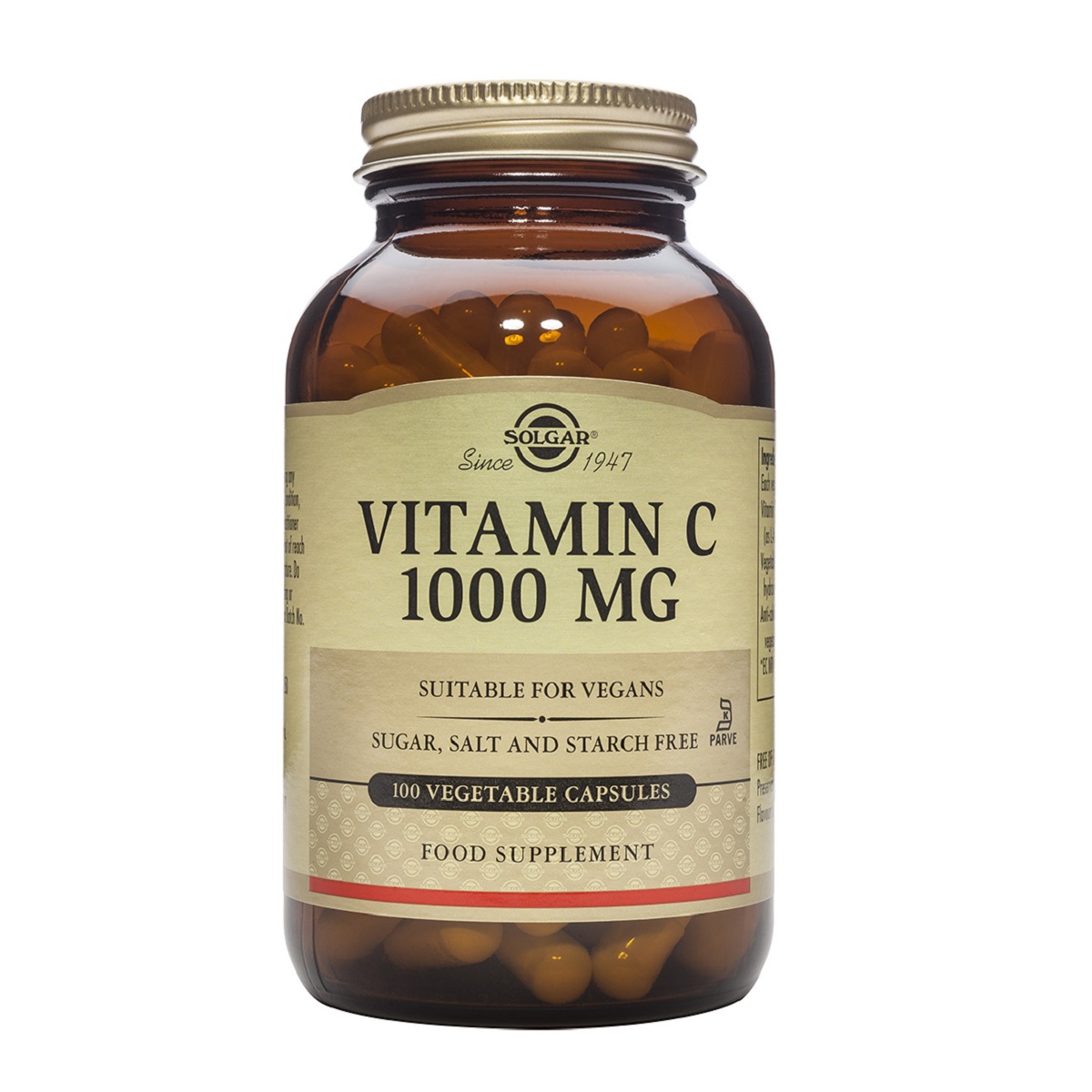 Solgar Vitamina C 1000 mg 100 cápsulas vegetales