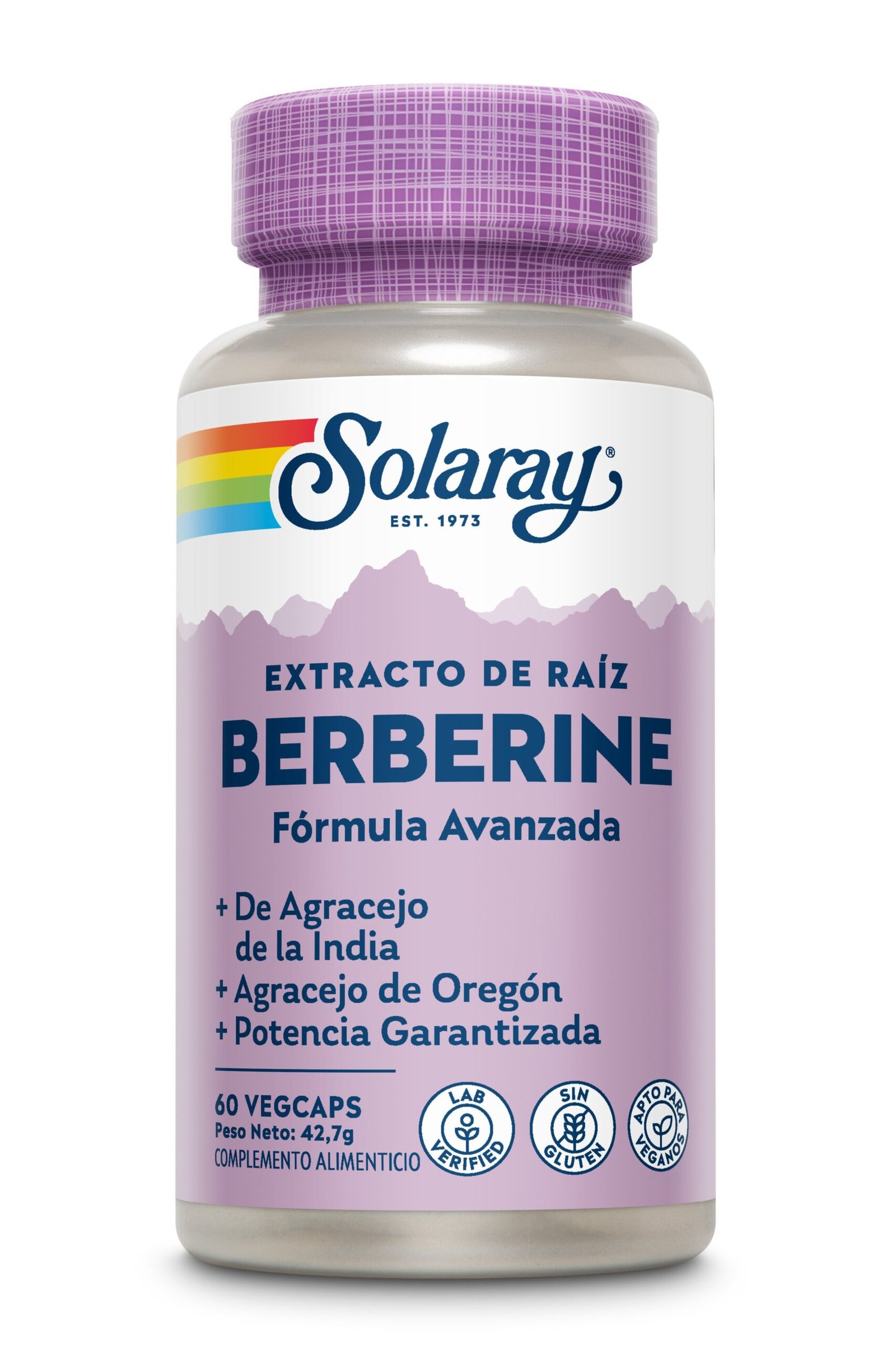 Berberine 60 cápsulas