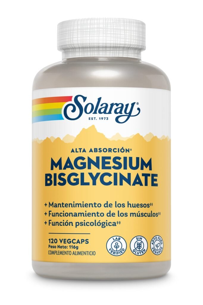 Magnesium Bisglycinate 120 cápsulas