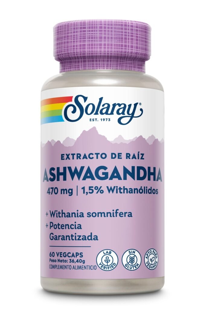 Ashwagandha 470 mg 60 cápsulas