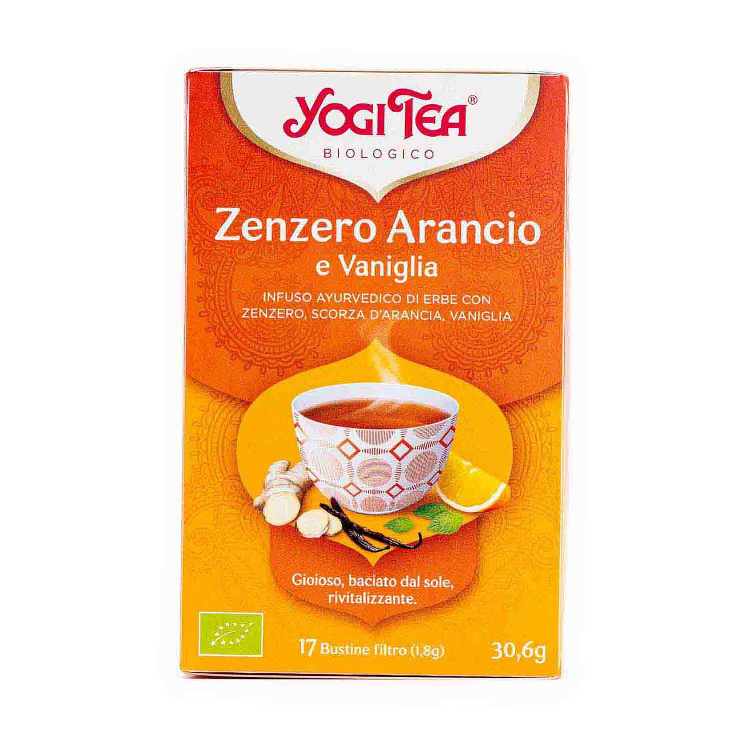 Yogi Tea Jengibre Naranja Vainilla