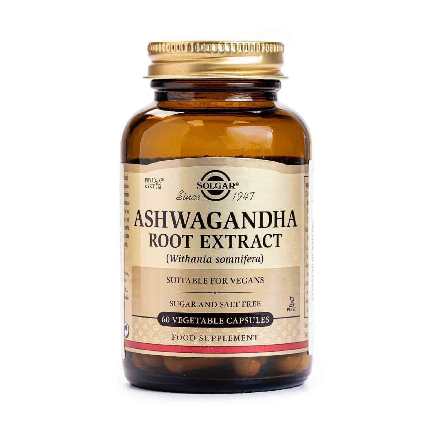 Solgar Ashwagandha 60 cápsulas blandas