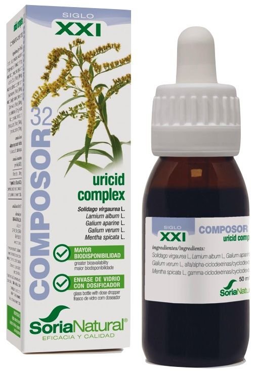 Composor 32 Uricid Soria Natural 50 ml