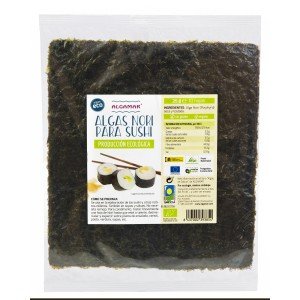 Alga Nori Para Sushi 10 Hojas Bio - 25 g