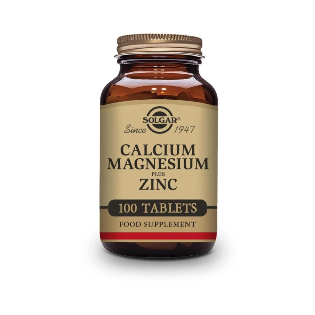 Solgar Calcio Magnesio Plus Zinc 100 comprimidos