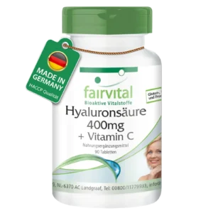 Ácido hialurónico 400 mg + Vitamina C 90 comprimidos