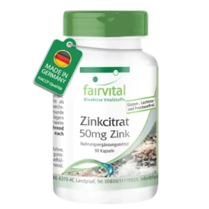 Citrato de Zinc con 50 mg de Zinc 90 cápsulas