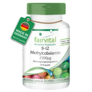 Vitamina B12 Metilcobalamina 2500 mcg 90 cápsulas