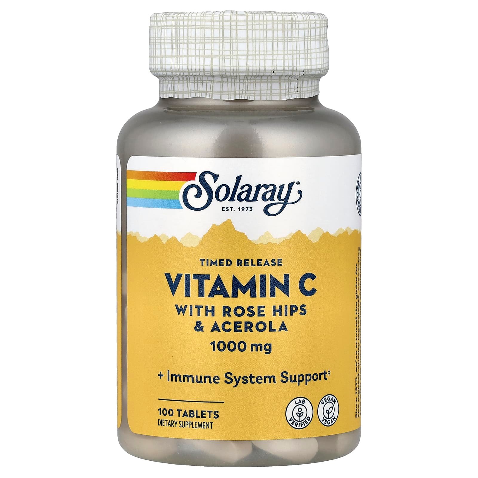 Vitamina C 1000 Acción Retardada Solaray/KAL 100 comprimidos
