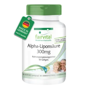 Ácido Alfa-Lipoico 300 mg 90 cápsulas blandas