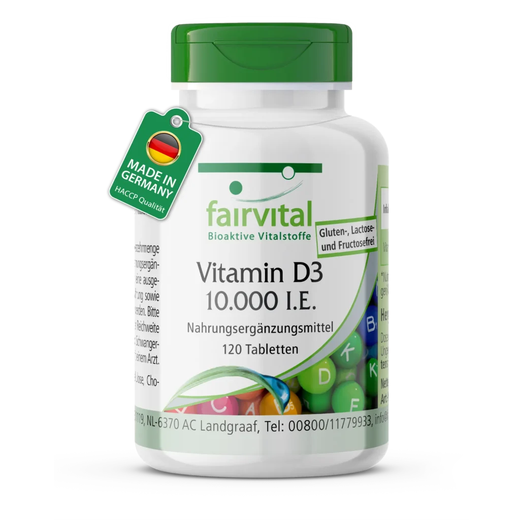 Vitamina D3 10.000 UI 120 pastillas