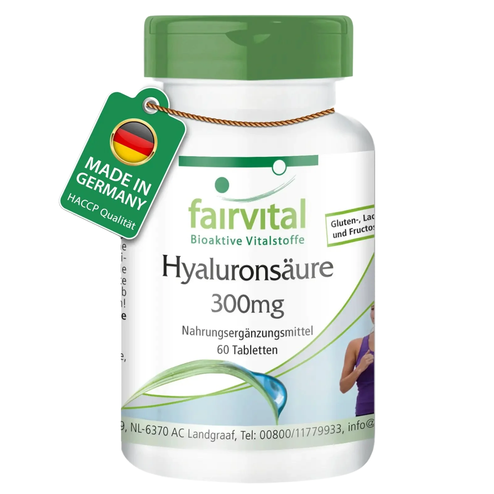 Ácido hialurónico 300 mg 60 pastillas
