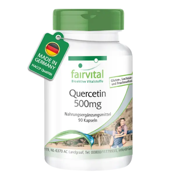 Quercetina 500 mg 90 cápsulas