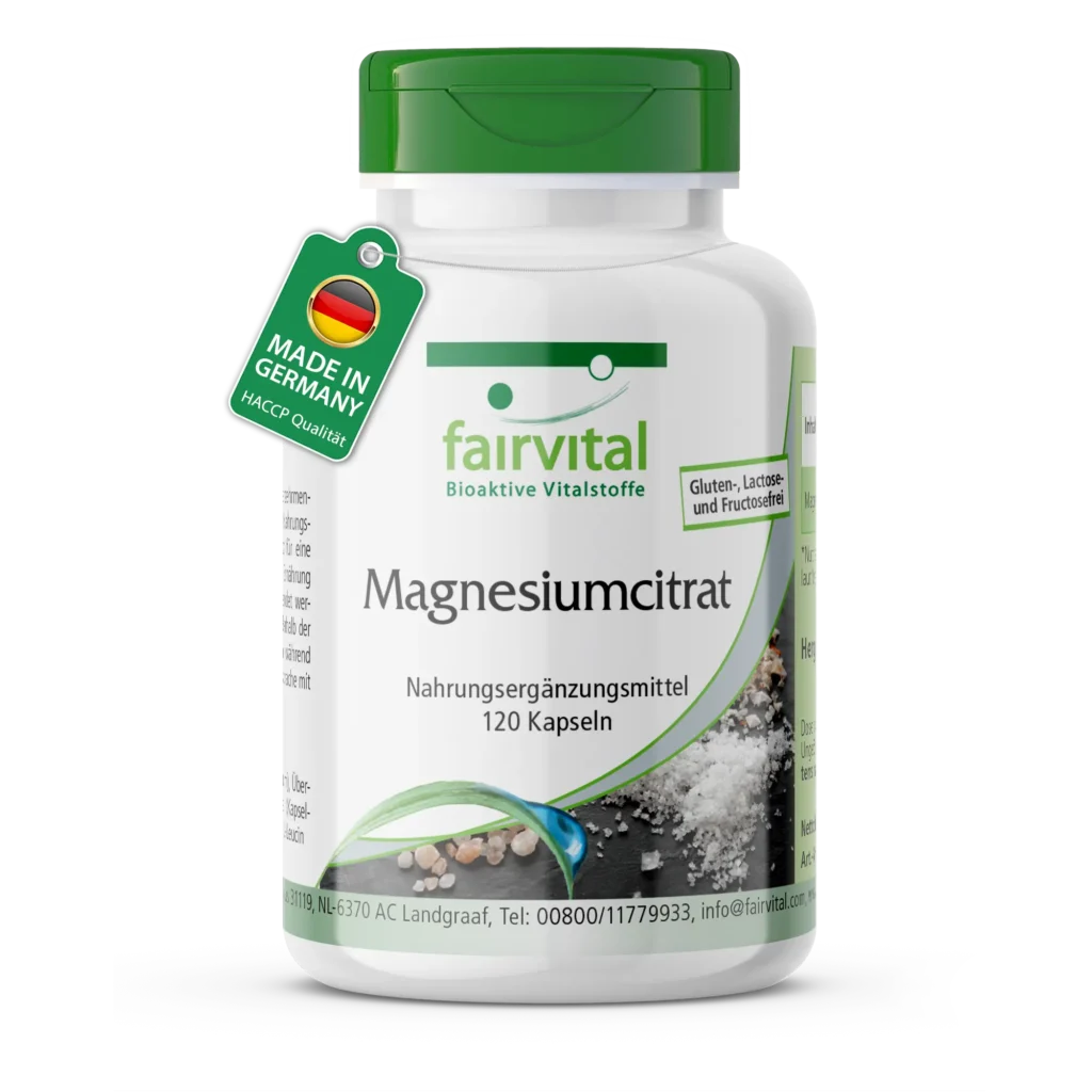 Magnesio Citrato 120 cápsulas