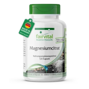 Magnesio Citrato 120 cápsulas