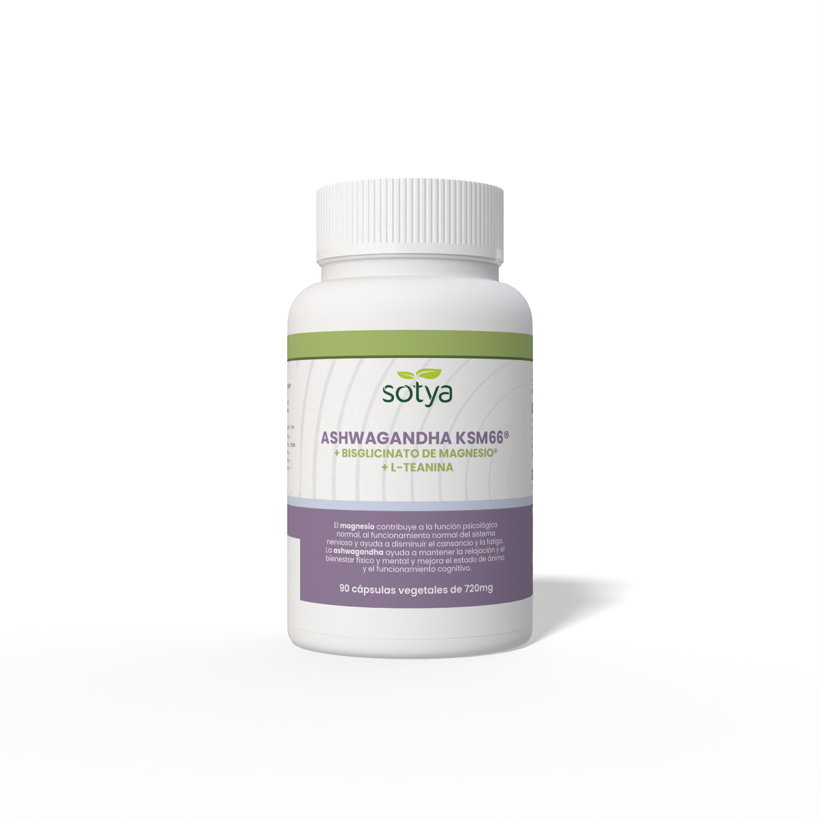 Ashwagandha KSM66 + Bisglicinato de magnesio