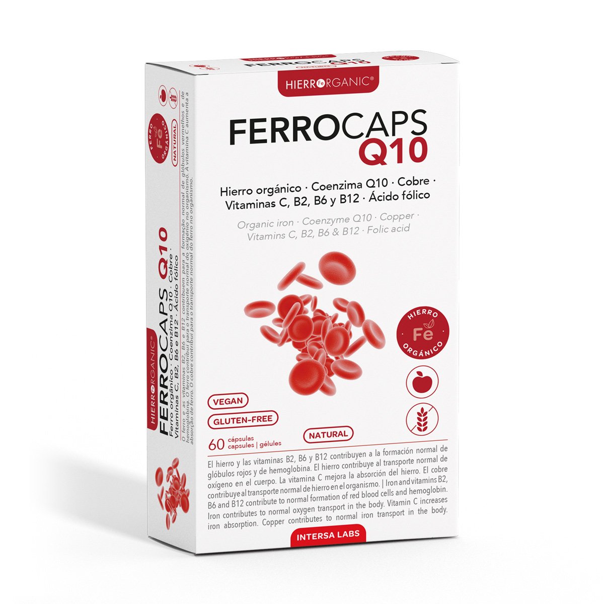 Ferrocap's Q10 Intersa Labs 60 cápsulas