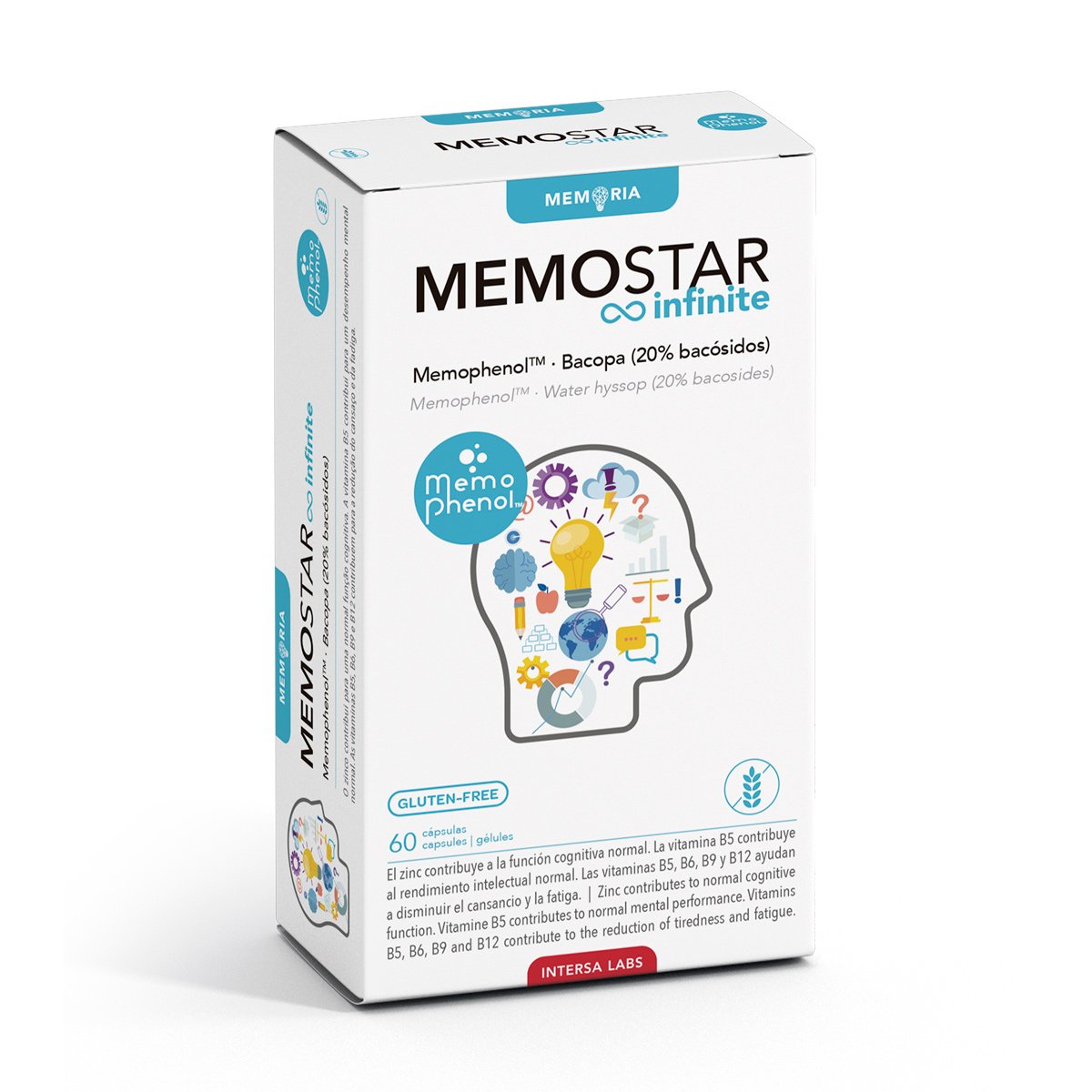 Memostar Infinite Intersa Labs 60 cápsulas