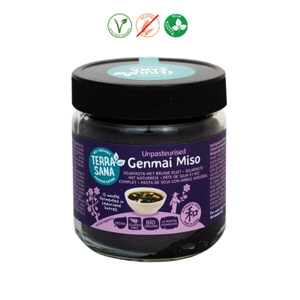 Genmai Miso Arroz sin Pasteurizar Cristal