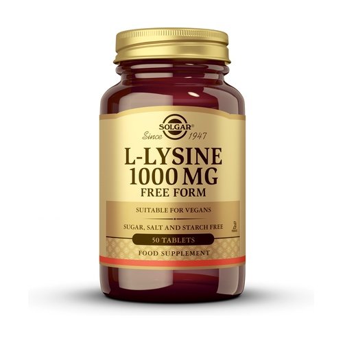 Solgar L-Lisina 1000 mg 50 comprimidos