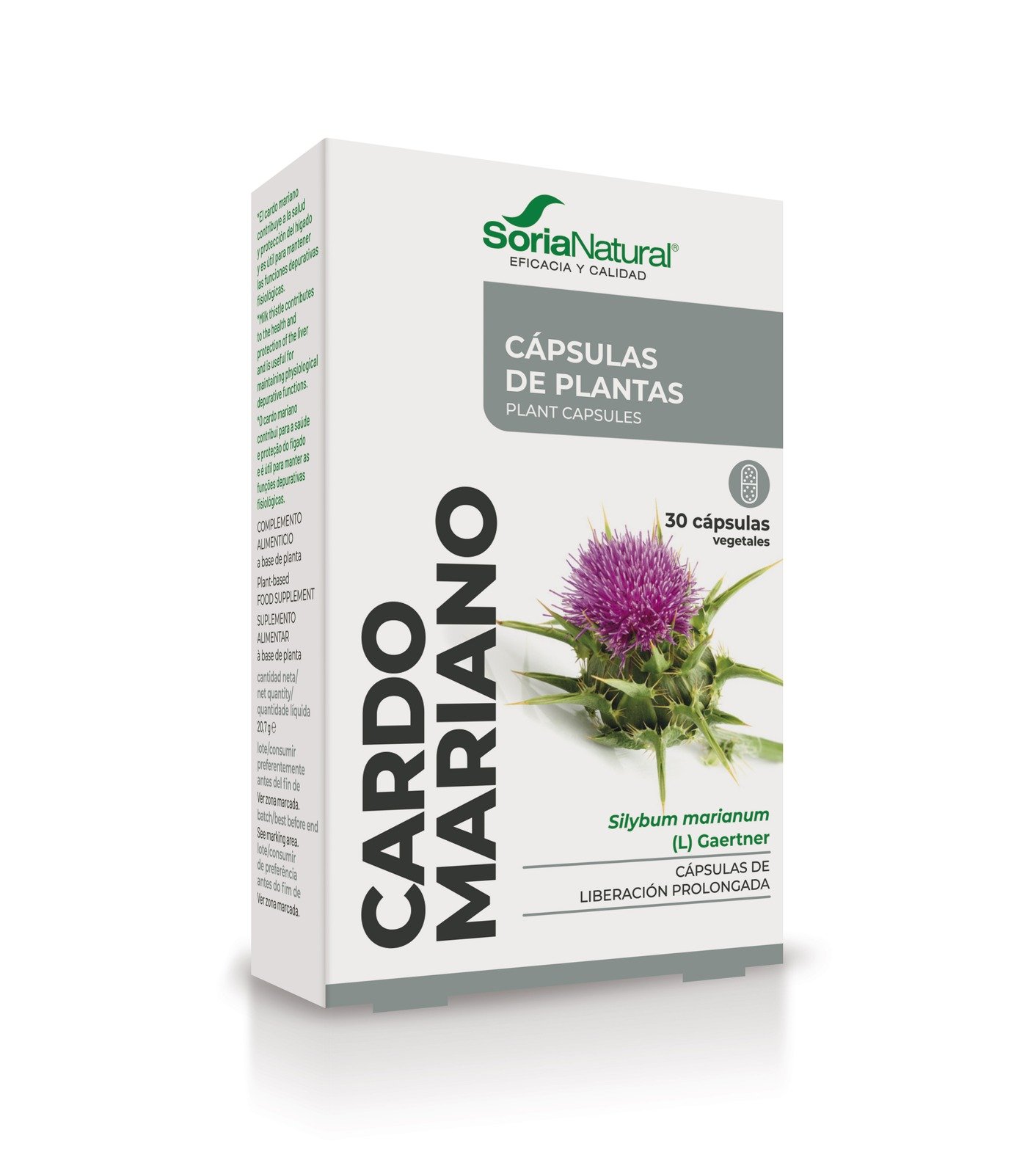 Fito Premium Cardo Mariano Soria Natural 20 cápsulas