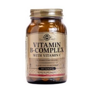 Solgar B Complex con Vitamina C 100 comprimidos